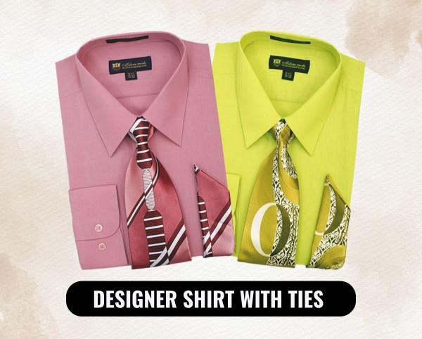 Designer Dress Shirts With Ties 2025